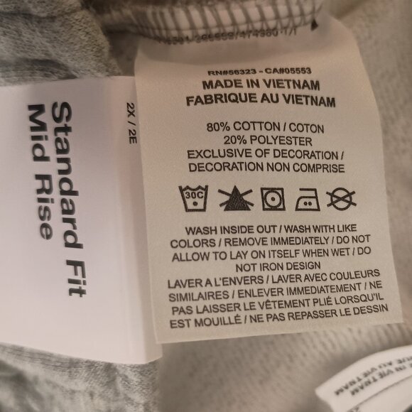 Nike Athleisure Gray Sweatsuit Hoodie and Mid-Rise Jogger Pants Women’s 2X NWT - Picture 12 of 13